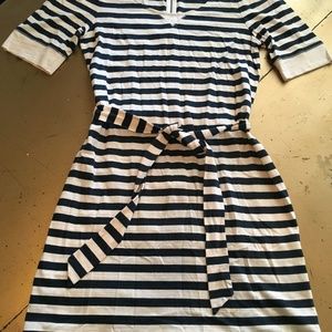 Banana Republic Striped Cotton Dress